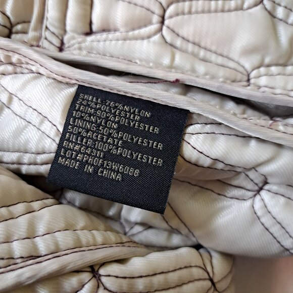 Rainforest Burgundy Cozy Quilted Jacket Size Medium - Picture 9 of 11